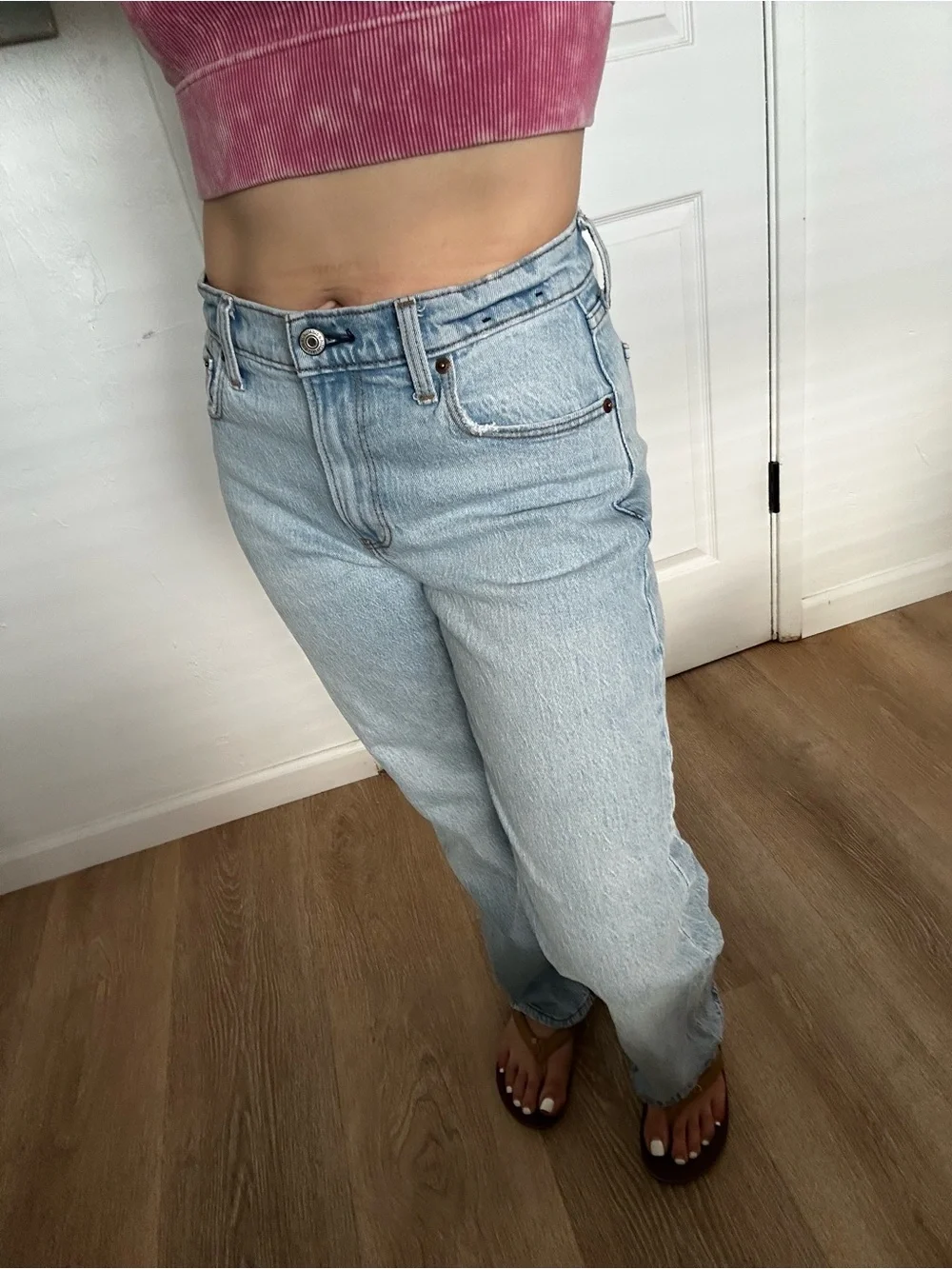 Abercrombie & Fitch Light Wash Flare Jeans